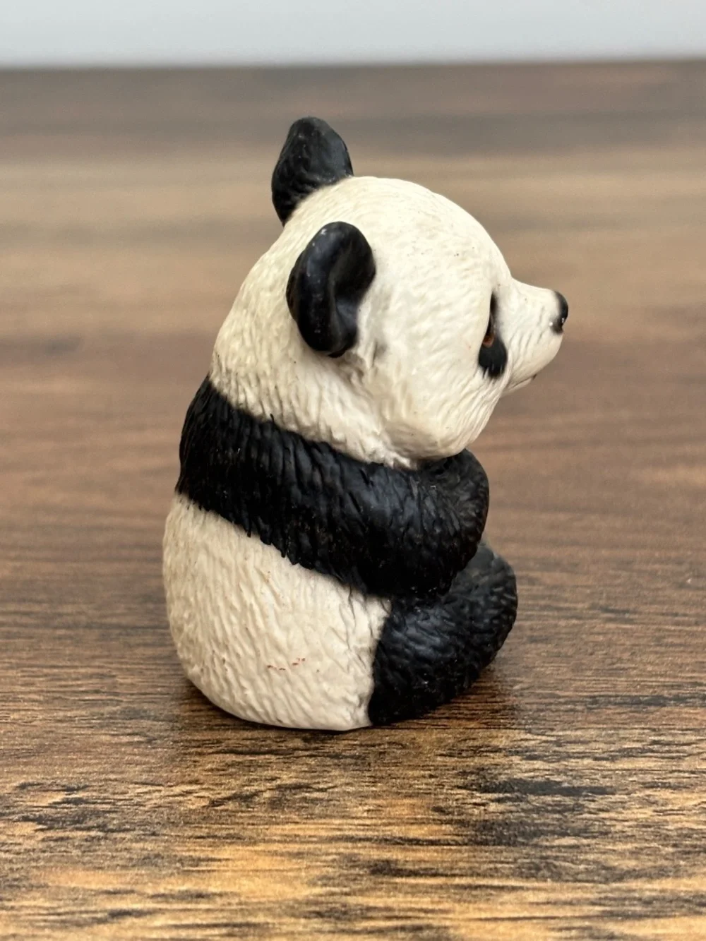 House of Global Art Harvey Knox Panda Bear Figurine Realistic Collectible Topper